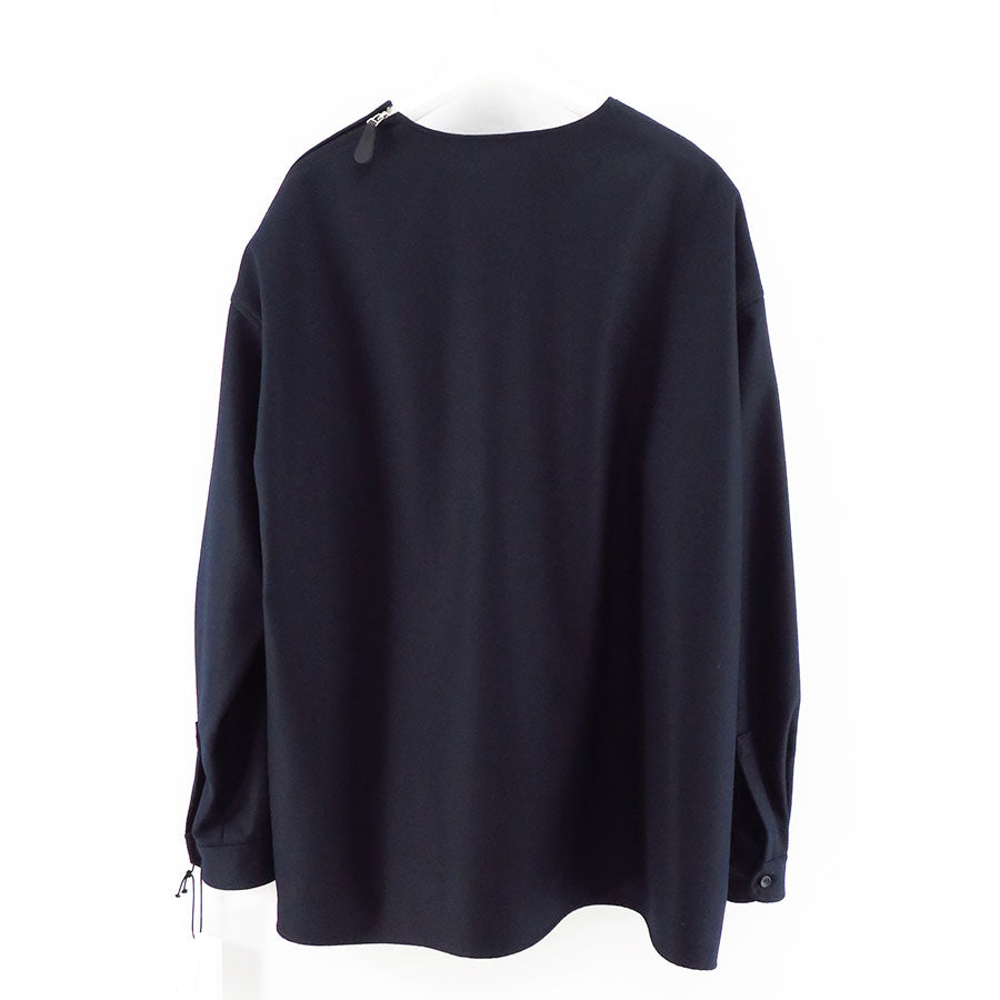 【THE RERACS/ザ・リラクス】<br>RERACS SIDE ZIP PULLOVER SHIRT <br>23FW-REBL-372-2-J