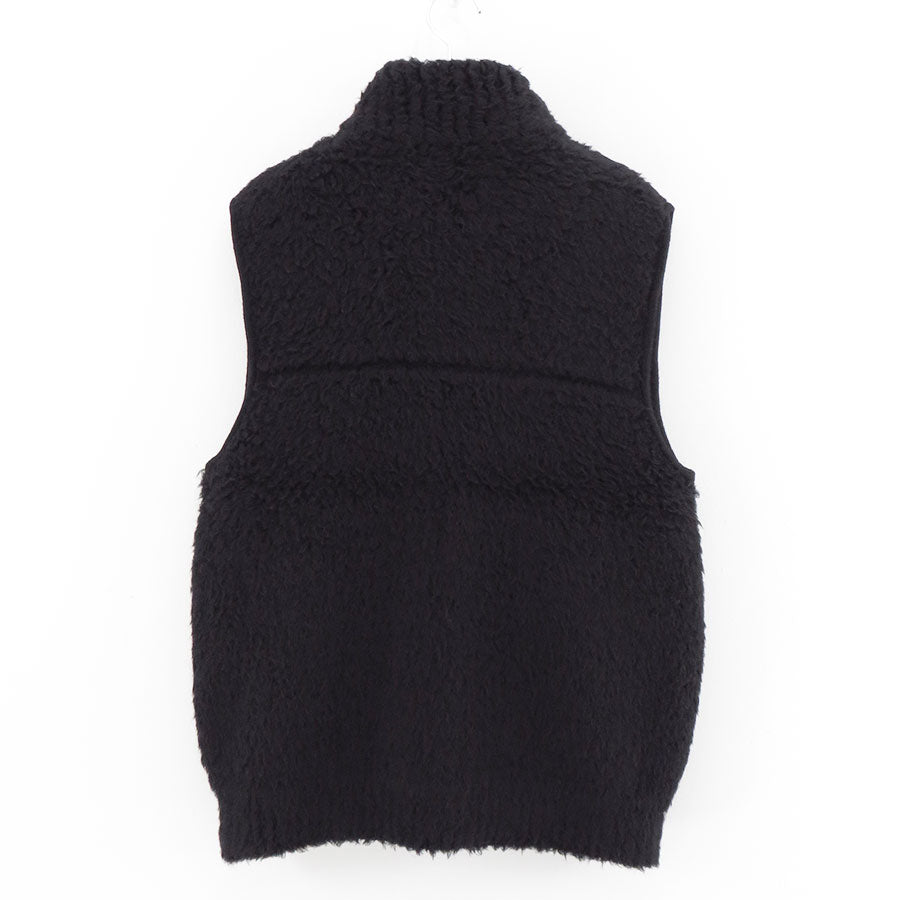 【BATONER/バトナー】<br>SHETLAND BOA KNIT VEST <br>BN-24FM-069