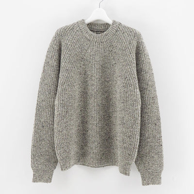 【BATONER/バトナー】<br>TWEED SIGNATURE CREW NECK <br>BN-24FM-070