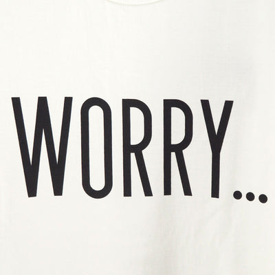 【Unlikely/アンライクリー】<br>Unlikely Authentic Graphic Tee "WORRY..." <br>U25F-04-0001