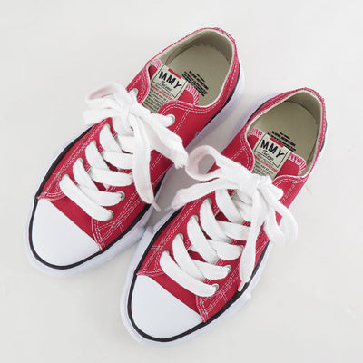 【Maison MIHARA YASUHIRO】<br>"PETERSON" OG Sole Canvas Low-top Sneaker (RED) <br>A01FW702