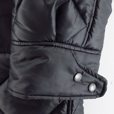 【JUNYA WATANABE MAN】<br>エステルリップストップキルティング×ナイロンツイル INNERRAUM フーデッドコート <br>WL-C007-051