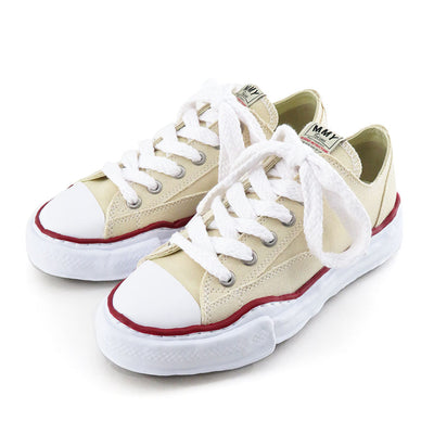 【Maison MIHARA YASUHIRO】<br> "PETERSON" OG Sole Canvas Low-top Sneaker (NATURAL)<br> A04FW729 