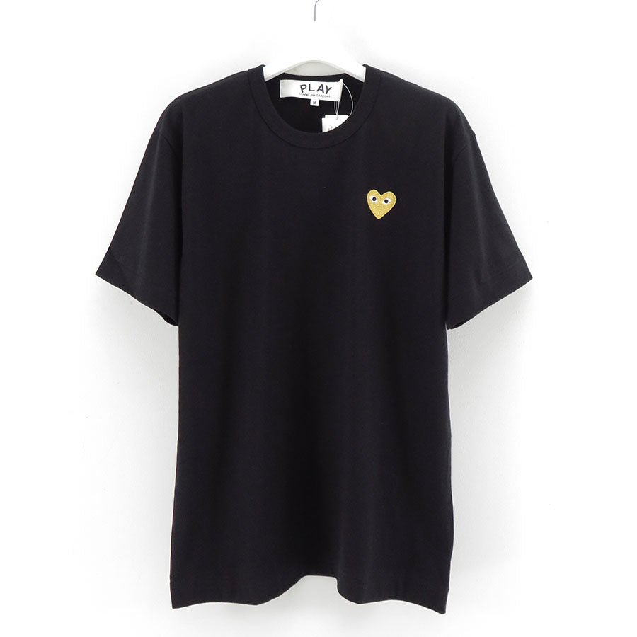 【PLAY COMME des GARCONS】<br>T-SHIRT GOLD EMBLEM T216 <br>AX-T216-051