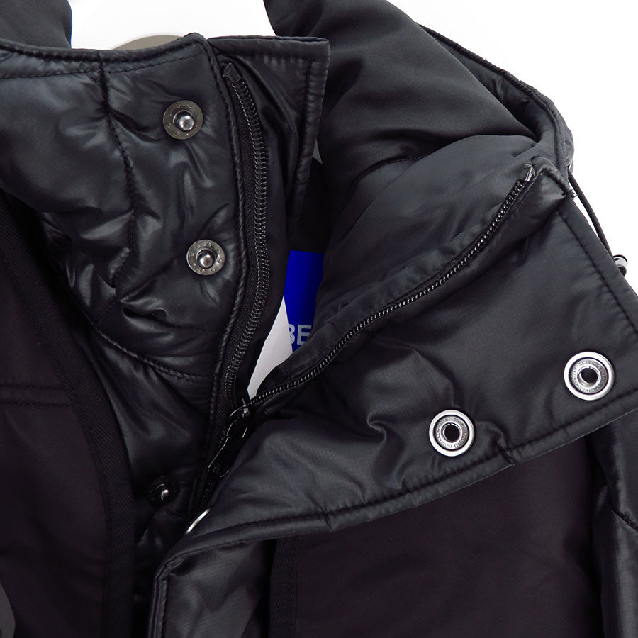 【JUNYA WATANABE MAN】<br>エステルリップストップキルティング×ナイロンツイル INNERRAUM フーデッドコート <br>WL-C007-051