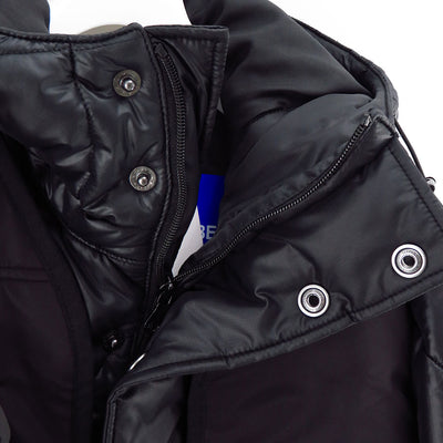 【JUNYA WATANABE MAN】<br>エステルリップストップキルティング×ナイロンツイル INNERRAUM フーデッドコート <br>WL-C007-051