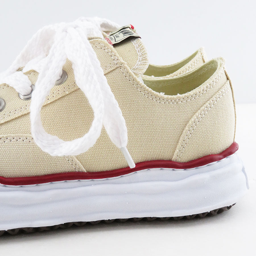 【Maison MIHARA YASUHIRO】<br>"PETERSON" OG Sole Canvas Low-top Sneaker (NATURAL) <br>A04FW729