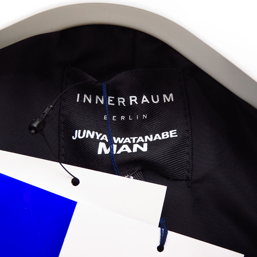 【JUNYA WATANABE MAN】<br>エステルリップストップキルティング×ナイロンツイル INNERRAUM フーデッドコート <br>WL-C007-051