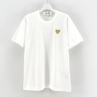 【PLAY COMME des GARCONS】<br>T-SHIRT GOLD EMBLEM T216 <br>AX-T216-051