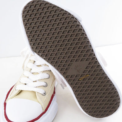 【Maison MIHARA YASUHIRO】<br> "PETERSON" OG Sole Canvas Low-top Sneaker (NATURAL)<br> A04FW729 