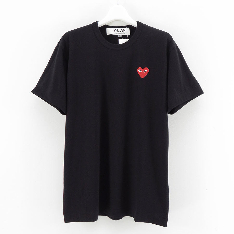 【PLAY COMME des GARCONS】<br>T-SHIRT RED EMBLEM T108 <br>AX-T108-051