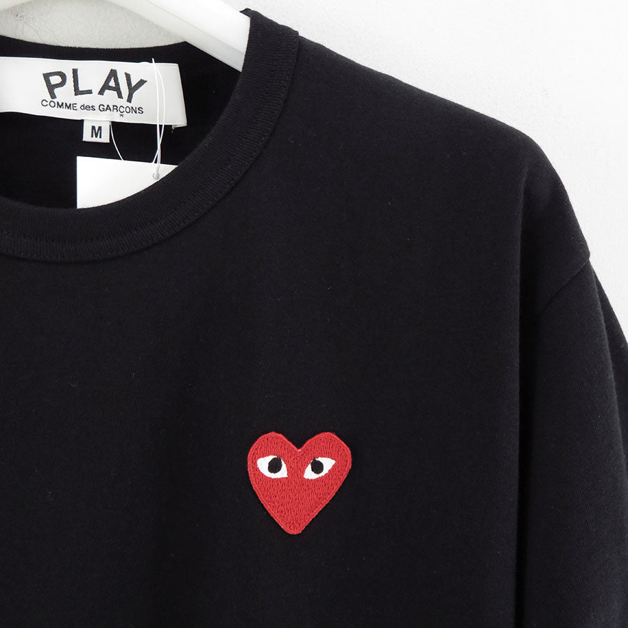 【PLAY COMME des GARCONS】<br>T-SHIRT RED EMBLEM T108 <br>AX-T108-051