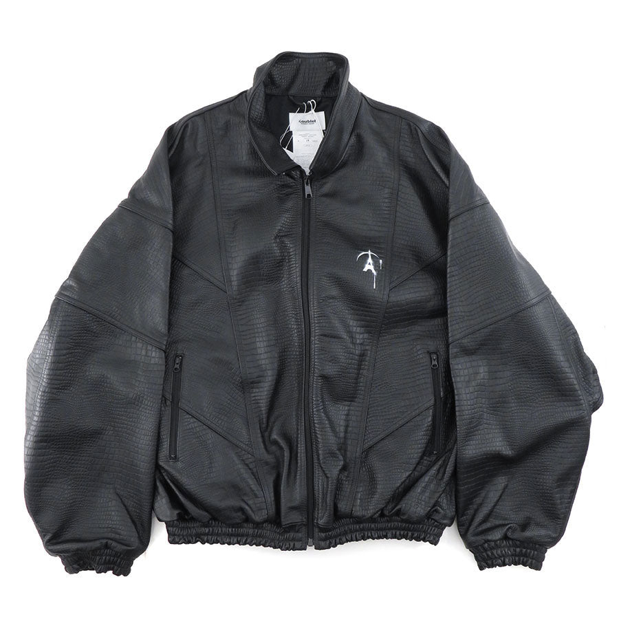 doublet/ダブレット】EMBOSSED LEATHER TRACK JACKET 23AW03BL167の