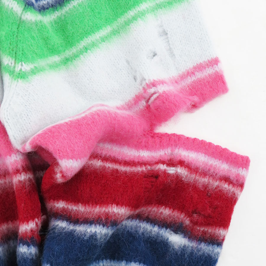 【doublet/ダブレット】<br>STRIPE OVERSIZE PULLOVER <br/>23AW54KN133