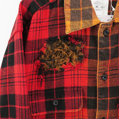 【doublet/ダブレット】<br>WEREWOLF CHECK SHIRT <br/>23AW11SH132