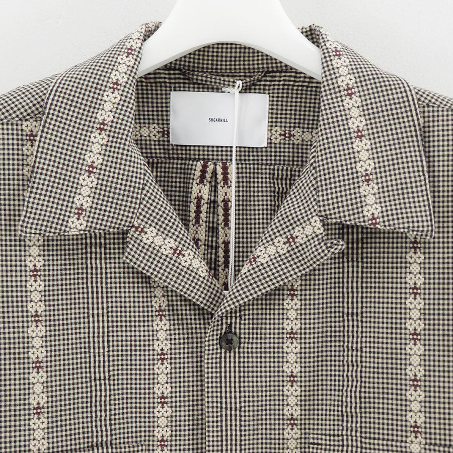 SUGARHILL/シュガーヒル】DOBBY OPEN COLLAR SHIRT 26440505の通販