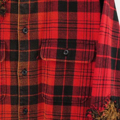 【doublet/ダブレット】<br>WEREWOLF CHECK SHIRT <br/>23AW11SH132