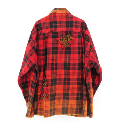 【doublet/ダブレット】<br>WEREWOLF CHECK SHIRT <br/>23AW11SH132