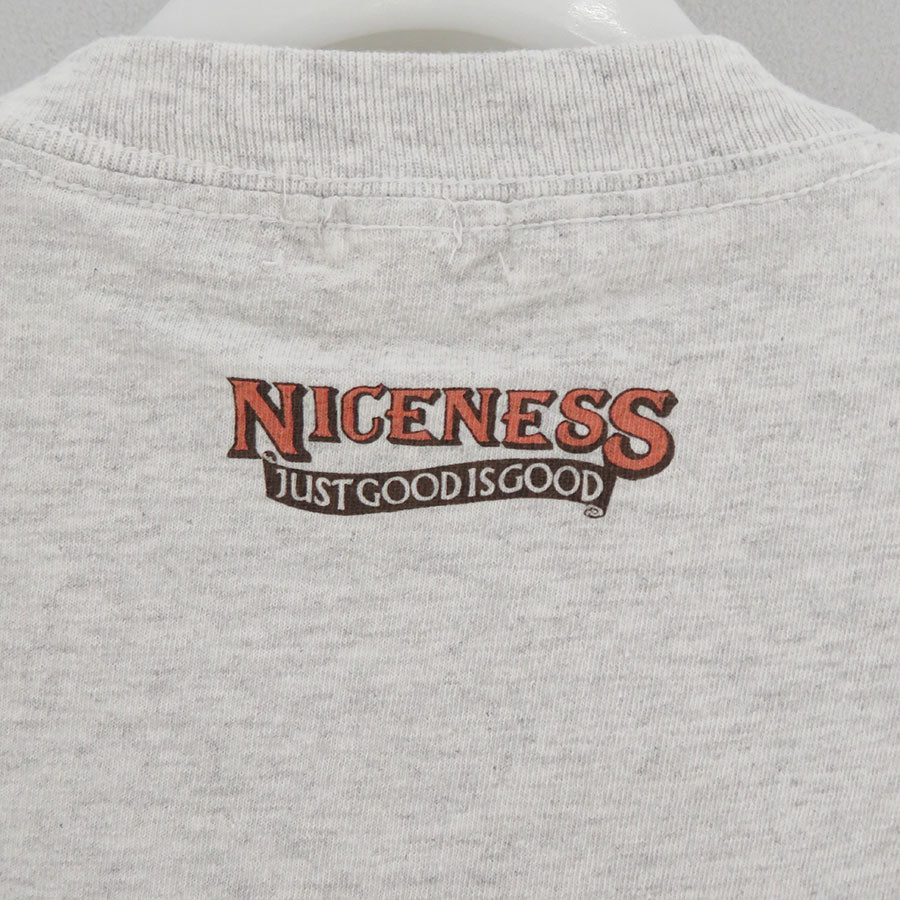 【NICENESS/ナイスネス】<br>G.BERNARD / G.バーナード (UMAプリント Teeシャツ - ヘザーグレー) <br>NN-4102J16