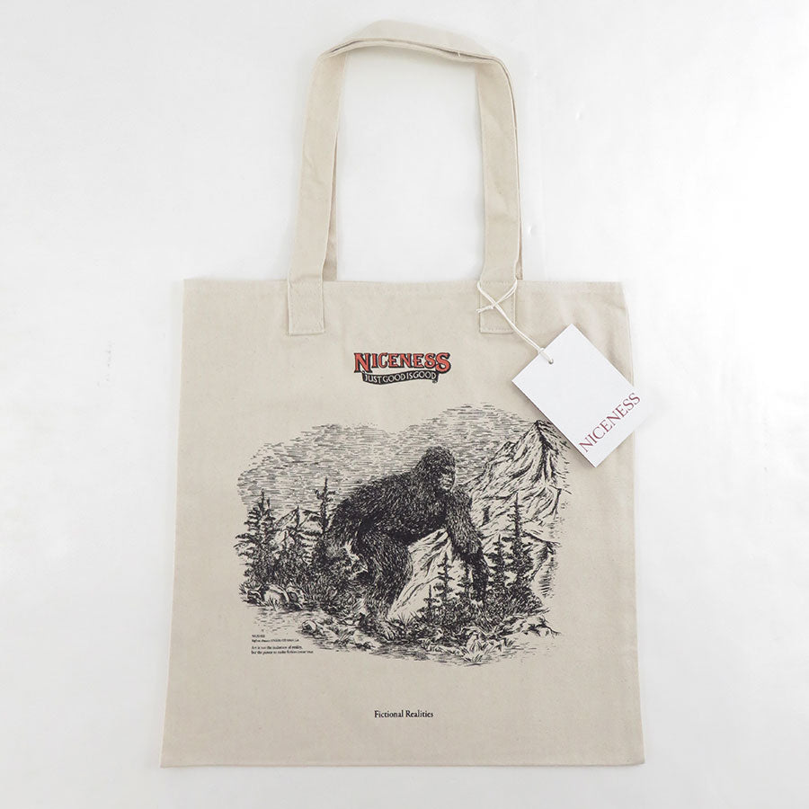 【NICENESS/ナイスネス】<br>BARNETT / バーネット (UMAプリント トートバッグ) <br>NN-4103A16
