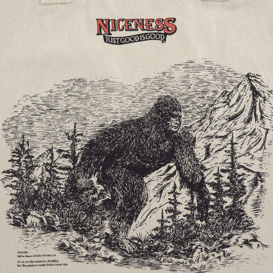 【NICENESS/ナイスネス】<br>BARNETT / バーネット (UMAプリント トートバッグ) <br>NN-4103A16