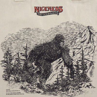 【NICENESS/ナイスネス】<br>BARNETT / バーネット (UMAプリント トートバッグ) <br>NN-4103A16