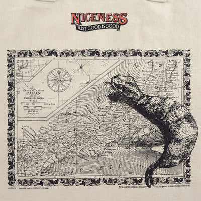 【NICENESS/ナイスネス】<br>BARNETT / バーネット (UMAプリント トートバッグ) <br>NN-4103A16
