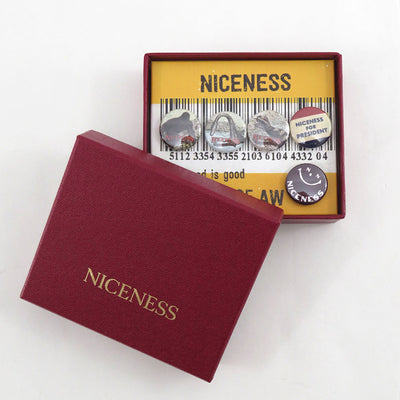 【NICENESS/ナイスネス】<br>BIRTHDAY / バースディ (NNバッジセット) <br>NN-5501A16
