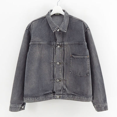 【A.PRESSE/アプレッセ】<br>Vintage Gray Denim Jacket <br>25AAP-01-41