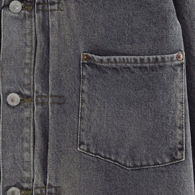 【A.PRESSE/アプレッセ】<br>Vintage Gray Denim Jacket <br>25AAP-01-41