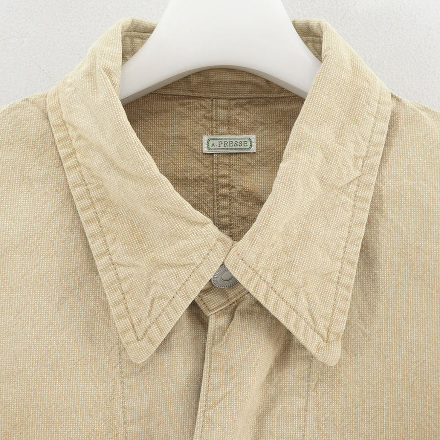 【A.PRESSE/アプレッセ】<br>Vintage Pin Check Coverall <br>25AAP-01-47