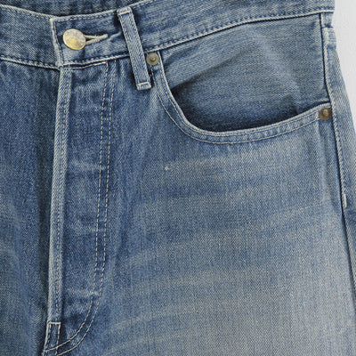 【Graphpaper/グラフペーパー】<br>Selvage Denim Five Pocket Tapered Pants <br>GU253-40058LB