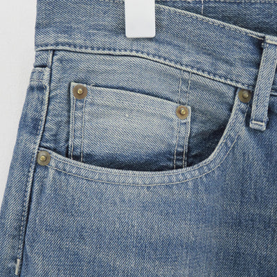 【Graphpaper/グラフペーパー】<br>Selvage Denim Five Pocket Tapered Pants <br>GU253-40058LB