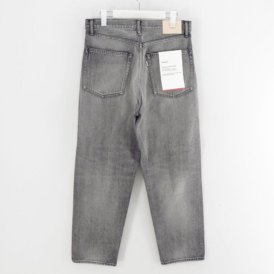 【Graphpaper/グラフペーパー】<br>Selvage Denim Five Pocket Tapered Pants <br>GU253-40058LB