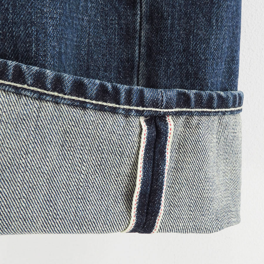 【Graphpaper/グラフペーパー】<br>Selvage Denim Two Tuck Tapered Pants <br>GU253-40060DB