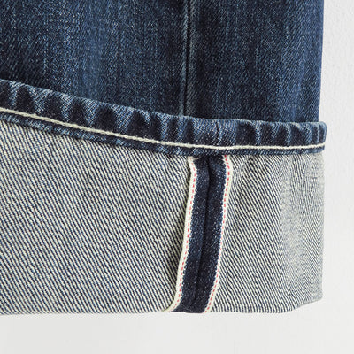 【Graphpaper/グラフペーパー】<br>Selvage Denim Two Tuck Tapered Pants <br>GU253-40060DB