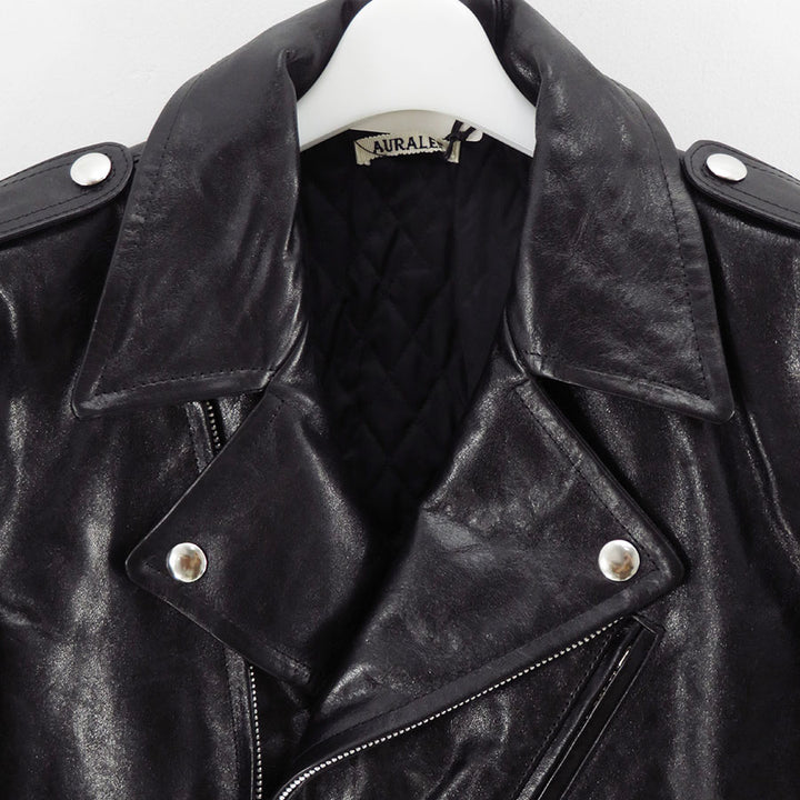 ジャケット・アウター AURALEE LAMB LEATHER RIDERS JACKET LAMB LEATHER RIDERS JACKET - AURALEE Official Website