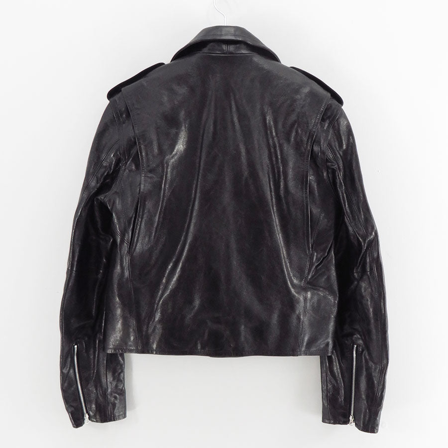【AURALEE/オーラリー】<br>LAMB LEATHER RIDERS JACKET <br>A25AB02WX