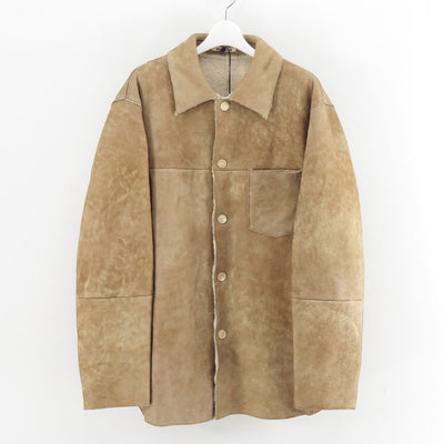 【AURALEE/オーラリー】<br>MERINO MOUTON SHIRT BLOUSON <br>A25AB01SM