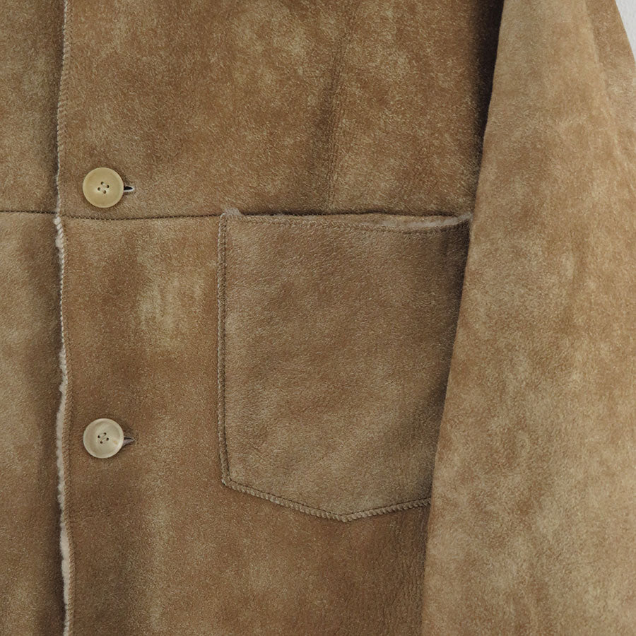 【AURALEE/オーラリー】<br>MERINO MOUTON SHIRT BLOUSON <br>A25AB01SM