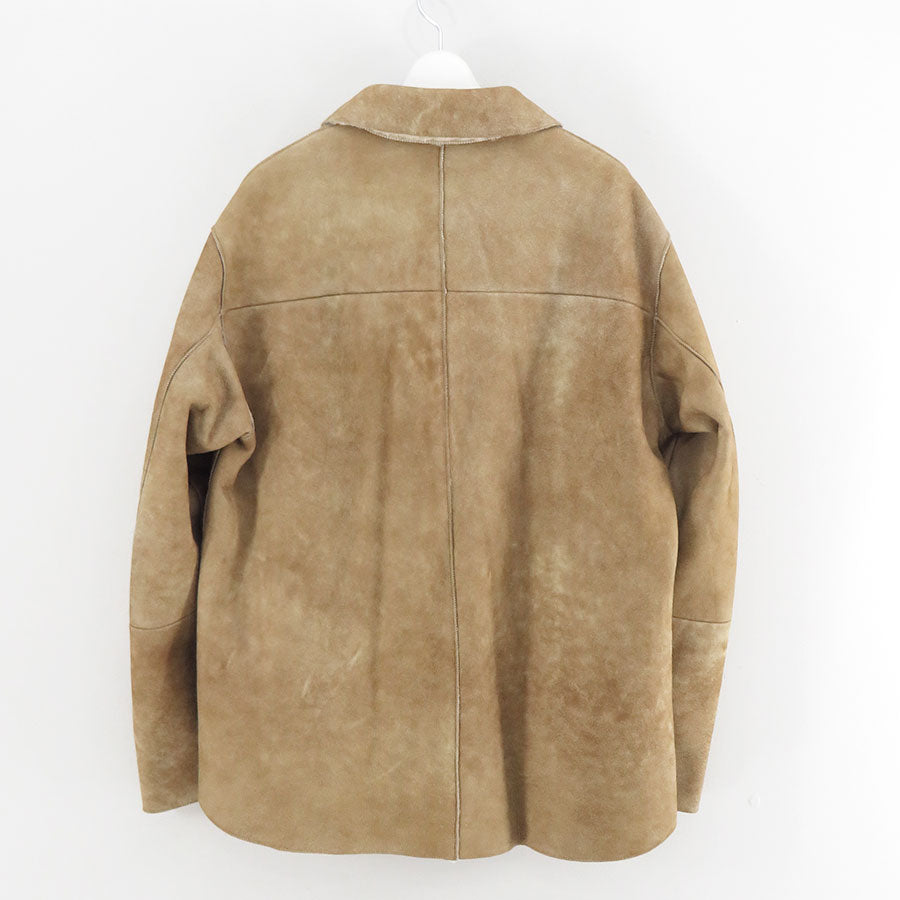 【AURALEE/オーラリー】<br>MERINO MOUTON SHIRT BLOUSON <br>A25AB01SM