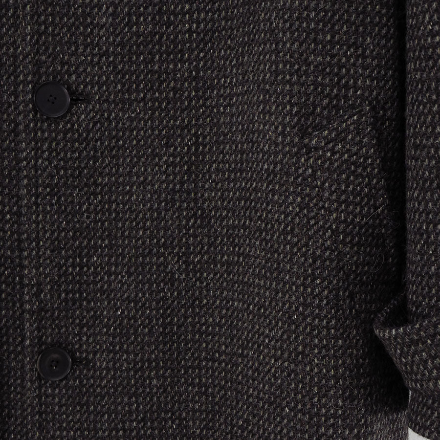 【AURALEE/オーラリー】<br>ALPACA WOOL SILK TWEED SOUTIEN COLLAR COAT <br>A25AC01LS