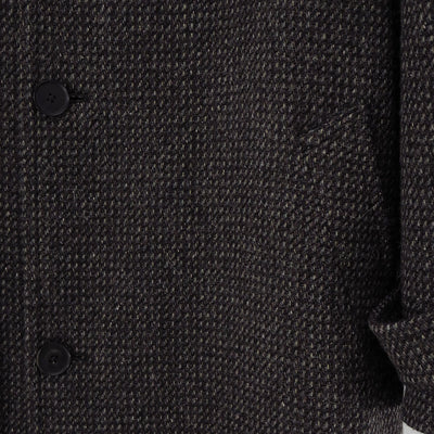 【AURALEE/オーラリー】<br>ALPACA WOOL SILK TWEED SOUTIEN COLLAR COAT <br>A25AC01LS