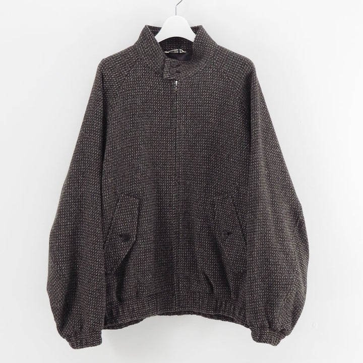 AURALEE/オーラリー】ALPACA WOOL SILK TWEED ZIP BLOUSON