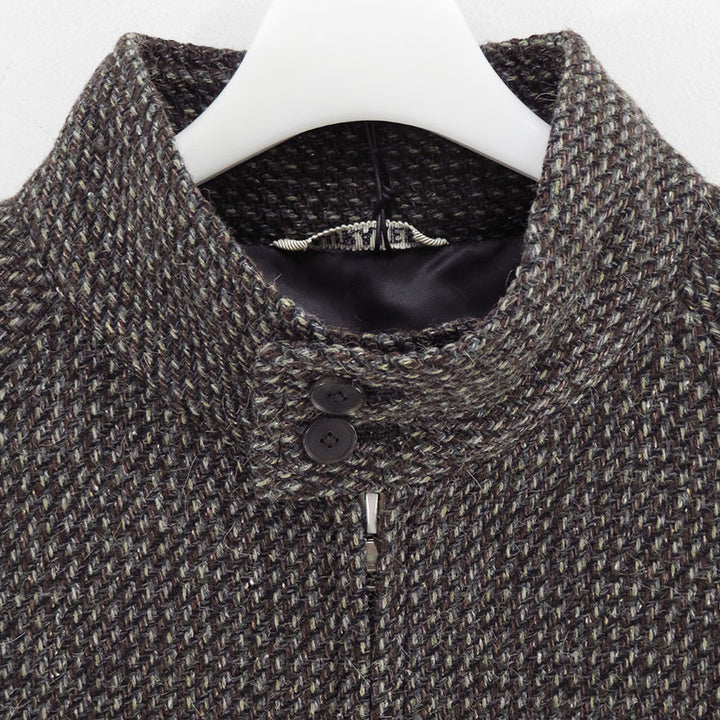 オーラリー アルパカウールシルクツイードジップブルゾン サイズ3 25AW 新品 美品 AURALEE オーラリー ALPACA WOOL SILK TWEED ZIP BLOUSON