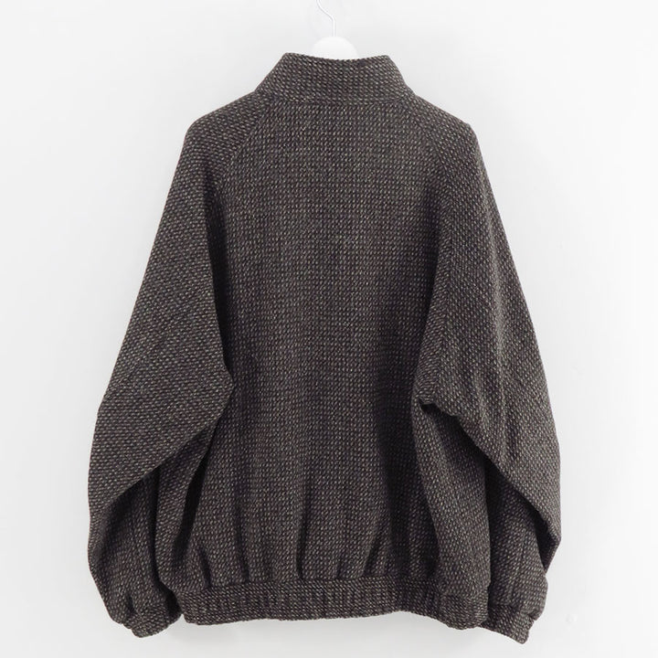 Auralee 25ss wool zip blouson オーラリー AURALEE オーラリー 25SS WOOL MAX CANVAS HIGH NECK ZIP