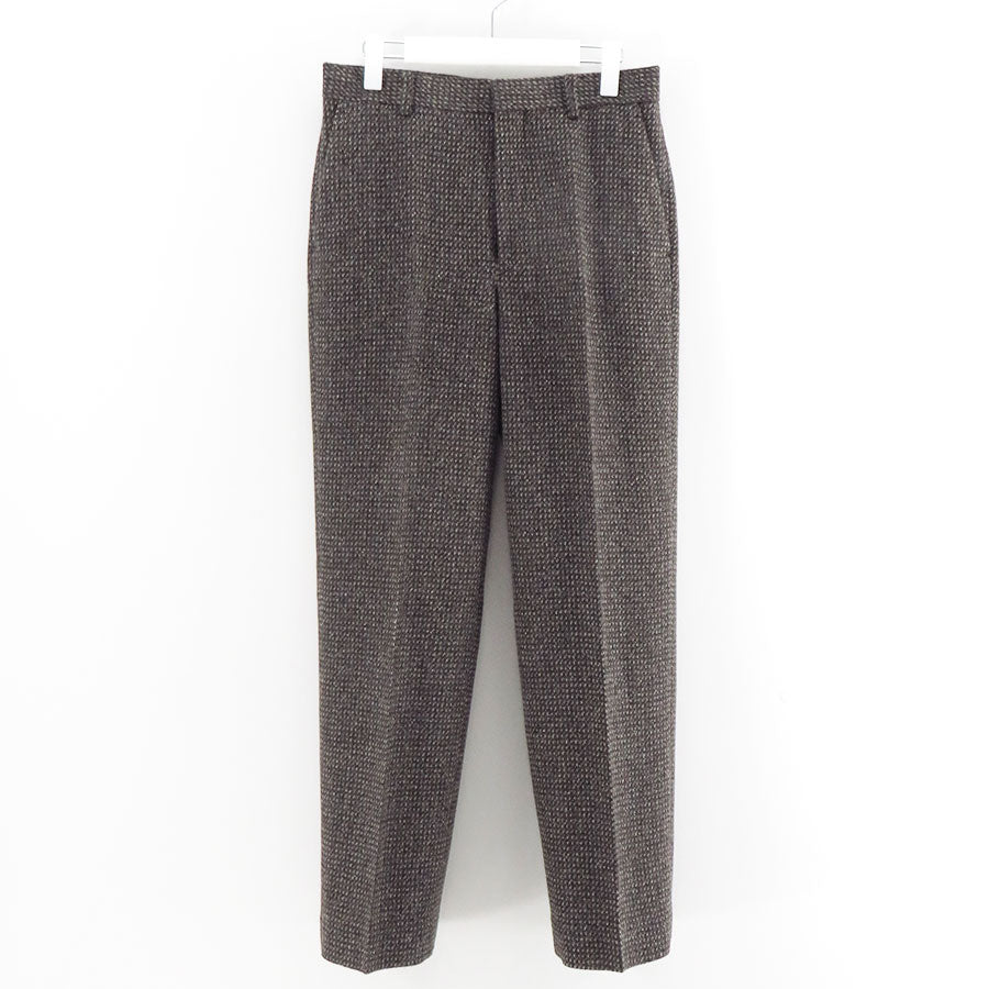 【AURALEE/オーラリー】<br>ALPACA WOOL SILK TWEED SLACKS <br>A25AP04LS