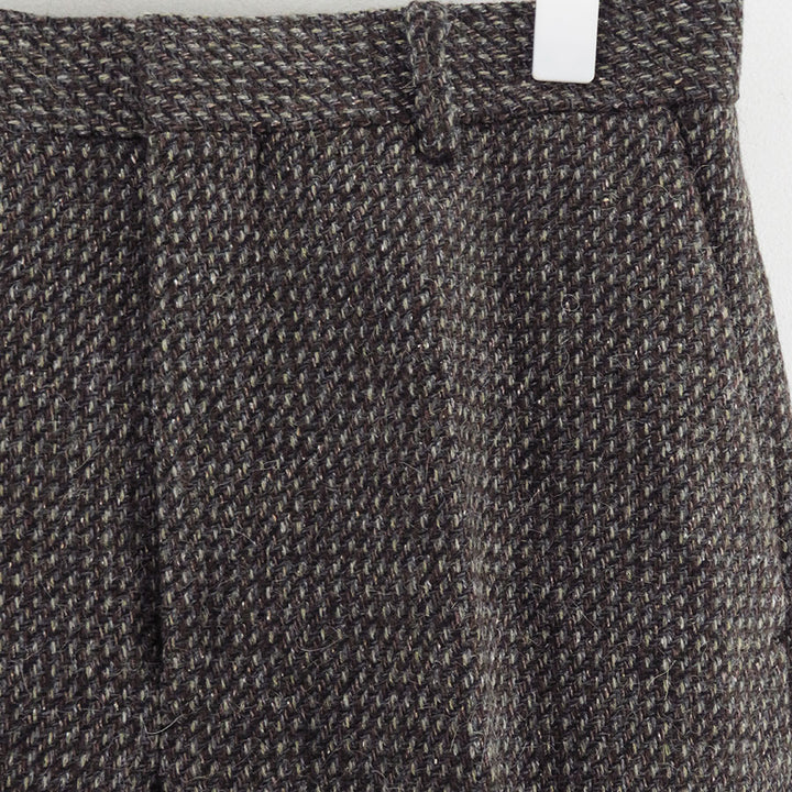 AURALEE/オーラリー】ALPACA WOOL SILK TWEED SLACKS A25AP04LSの通販