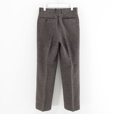 【AURALEE/オーラリー】<br>ALPACA WOOL SILK TWEED SLACKS <br>A25AP04LS