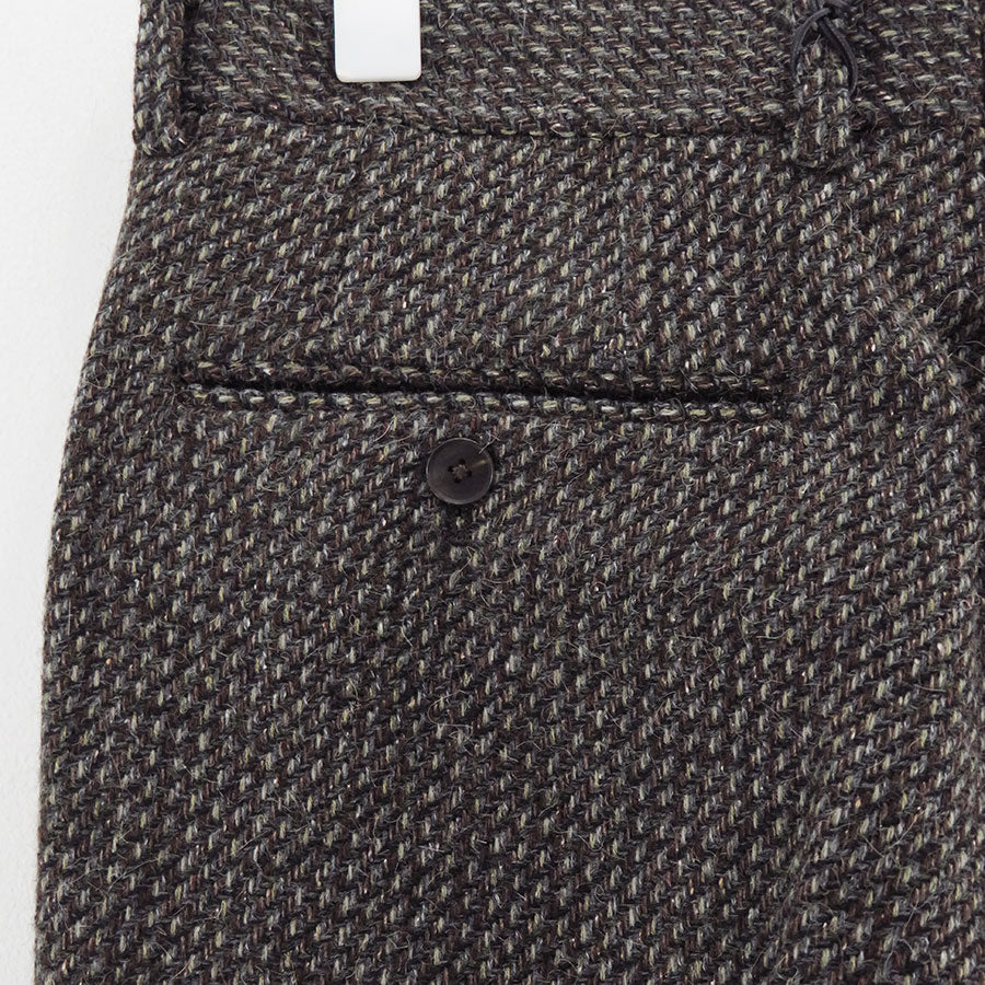 【AURALEE/オーラリー】<br>ALPACA WOOL SILK TWEED SLACKS <br>A25AP04LS